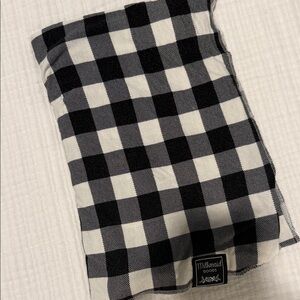 Black & White Buffalo Check Kids Swaddle Blanket